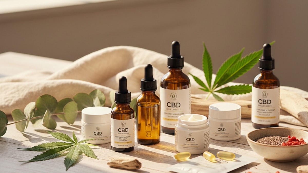 Best CBD company & CBD Products Near Me - Professional illustration