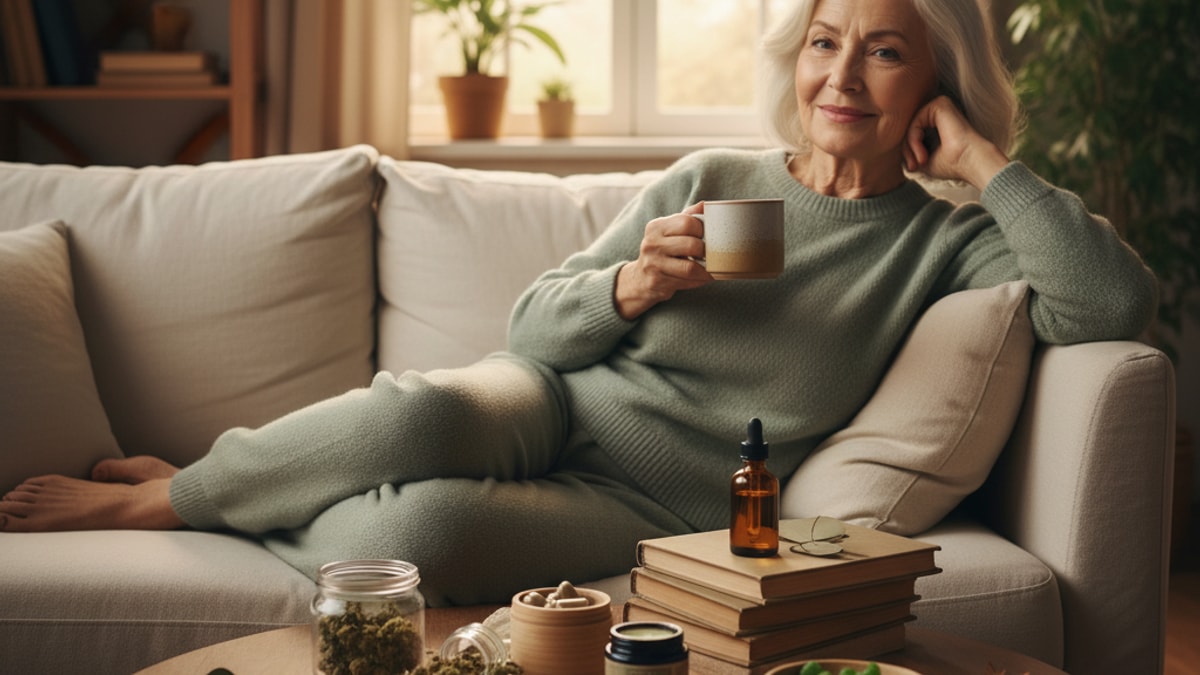 cbd for seniors complete guide - Professional illustration