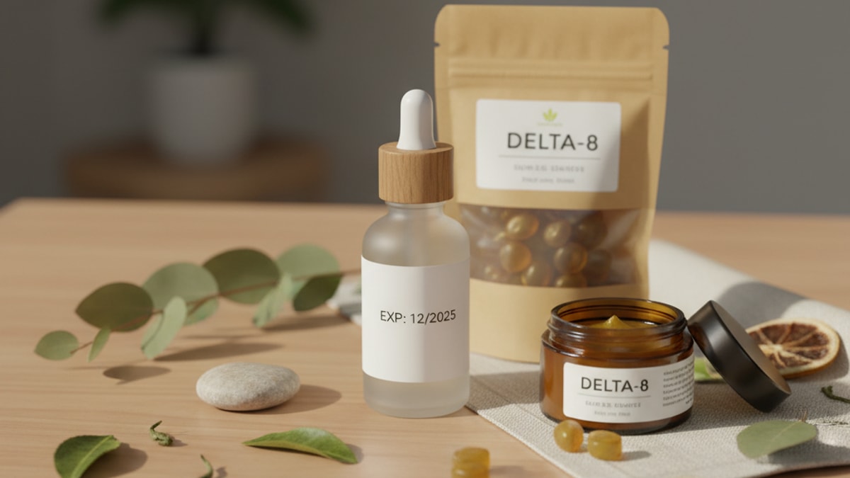 Does Delta-8 Go Bad? | Expiration Dates - Professional illustration