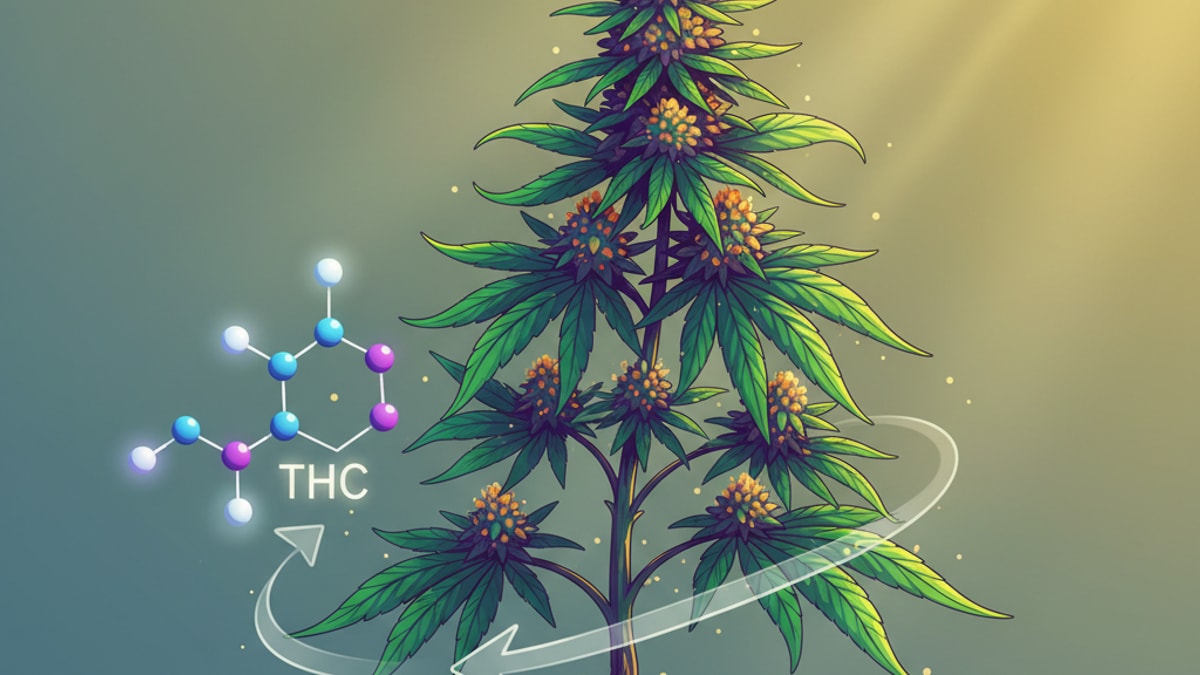 Is Delta 9 Man Made | THC Source Explained - Professional illustration