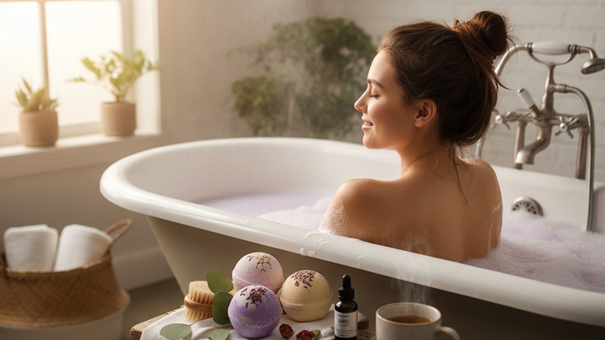 Best CBD Bath Bomb Aurora | CBD Bath Bombs Near Me - Professional illustration
