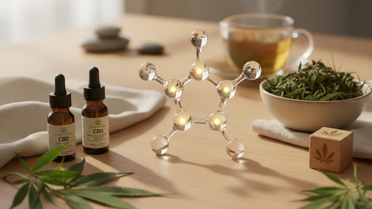 Does Delta 8 Have THC | Chemical Makeup And Potency - Professional illustration