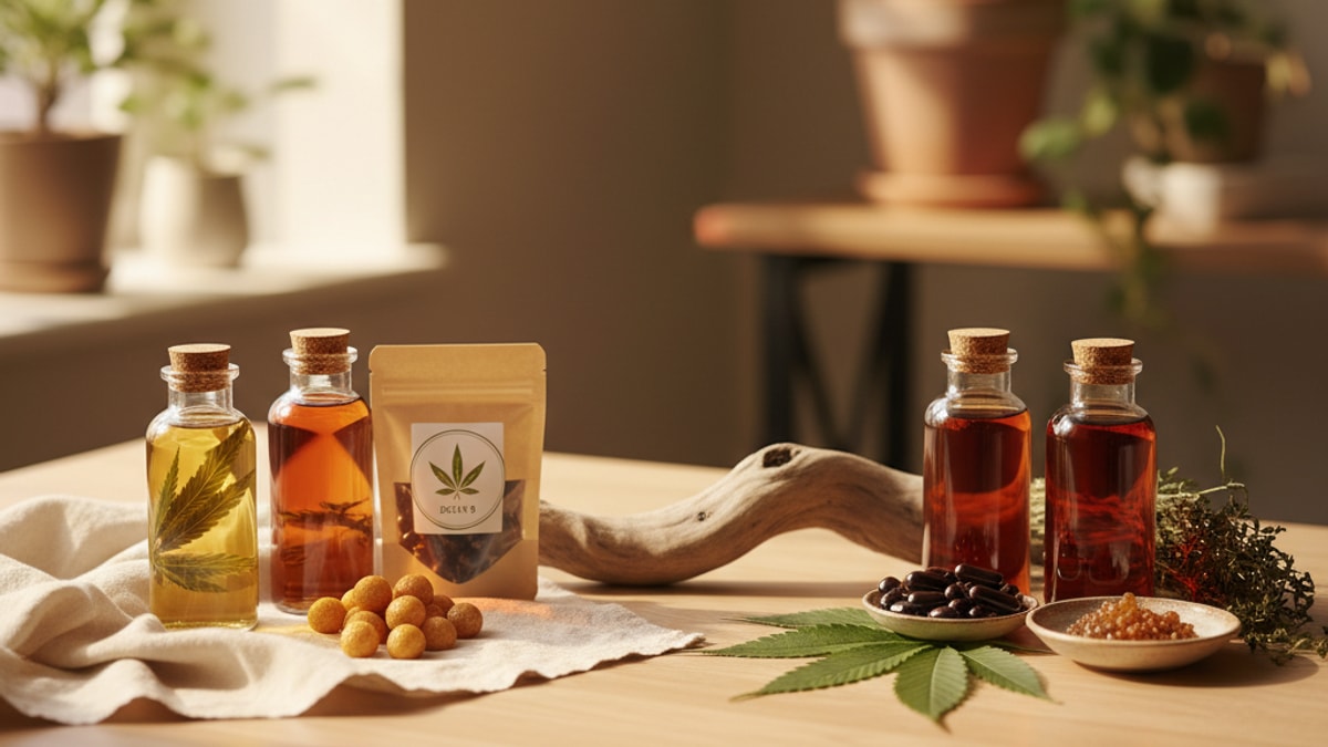 Does Delta 9 Get You As High As THC | THC Potency Comparison Guide - Professional illustration