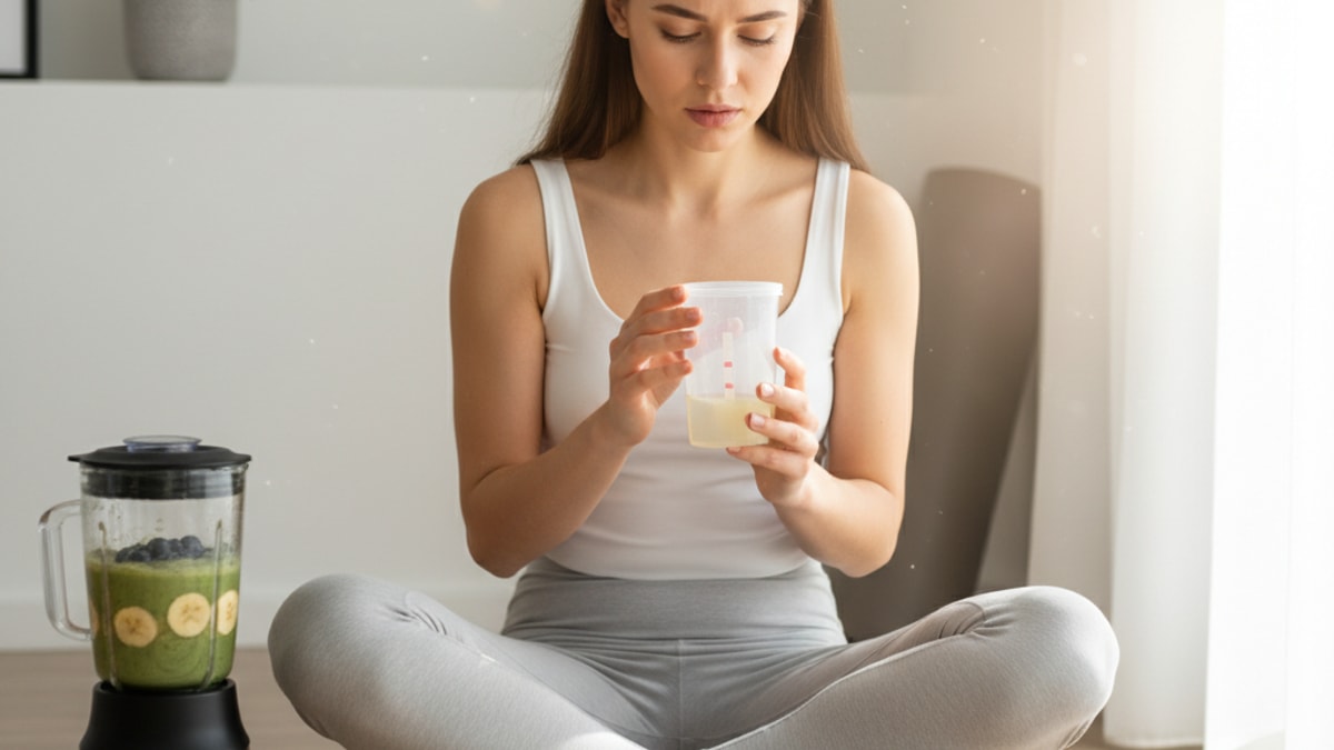 Blog Post: how long does delta-8 stay in your system urine test - Professional illustration